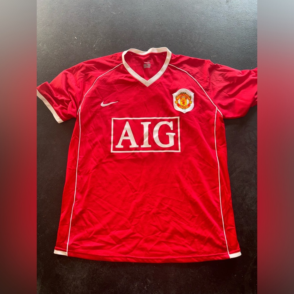 Manchester United 2006/07 Home Jersey – Wayne Rooney #8 (Nike, AIG)
